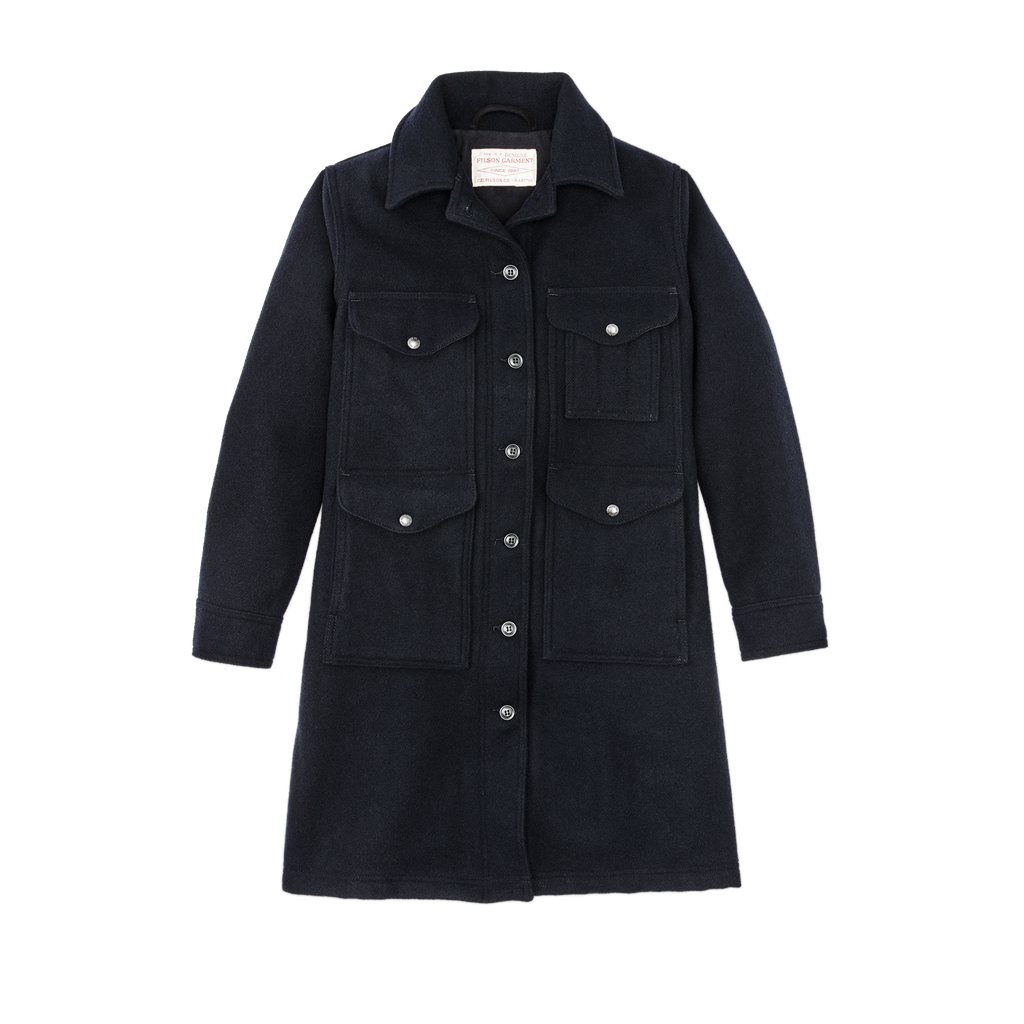 Women's Long Mackinaw Cruiser - Dark Navy