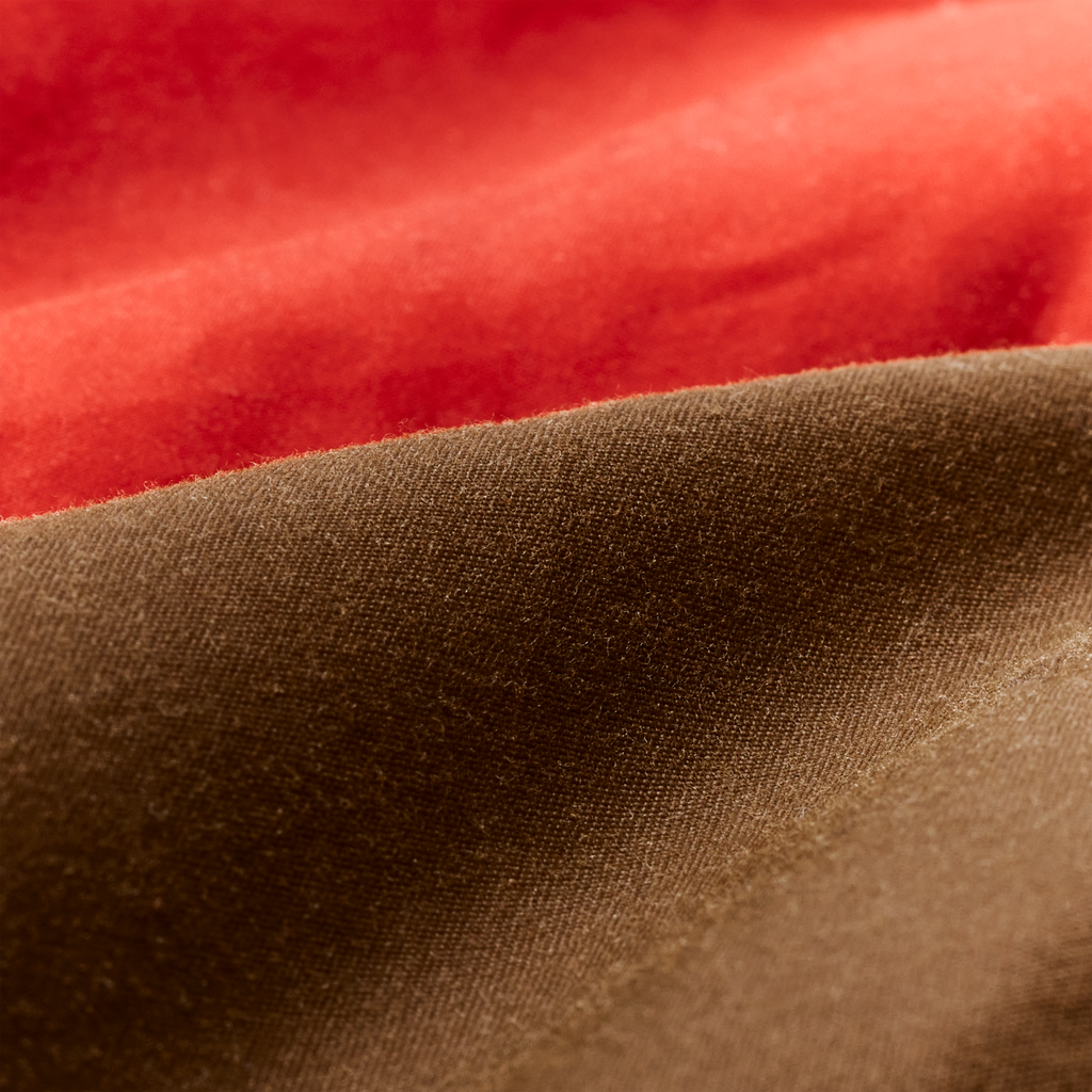 Women's Waxed Down Parka - Dark Tan / Campfire