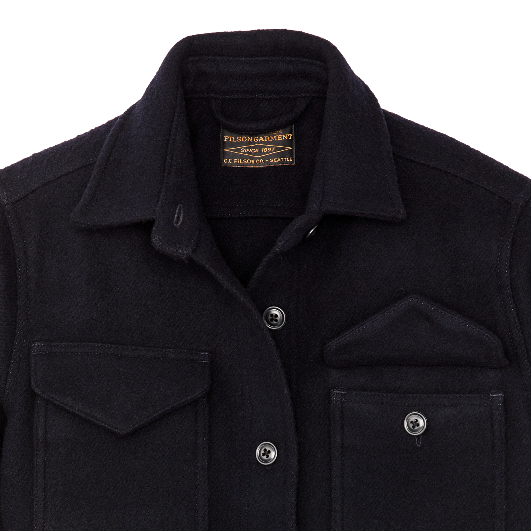 Women's Seattle Wool Jac-shirt - Navy