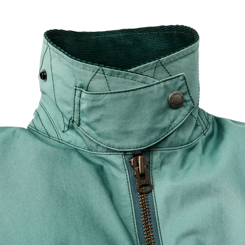 Women's Aviator Cloth Short Work Jacket - Deep Sea
