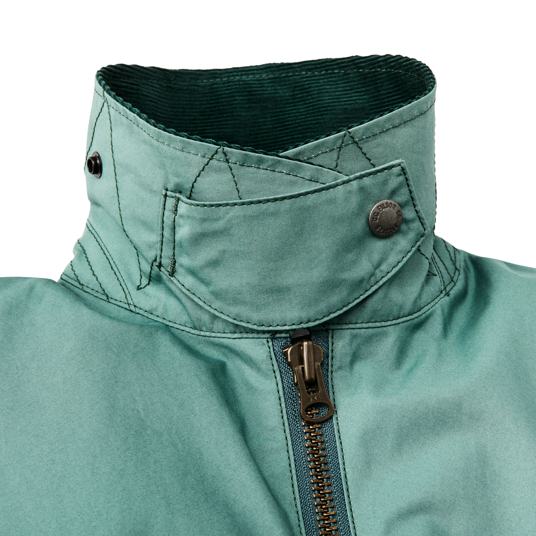 Women's Aviator Cloth Short Work Jacket - Deep Sea