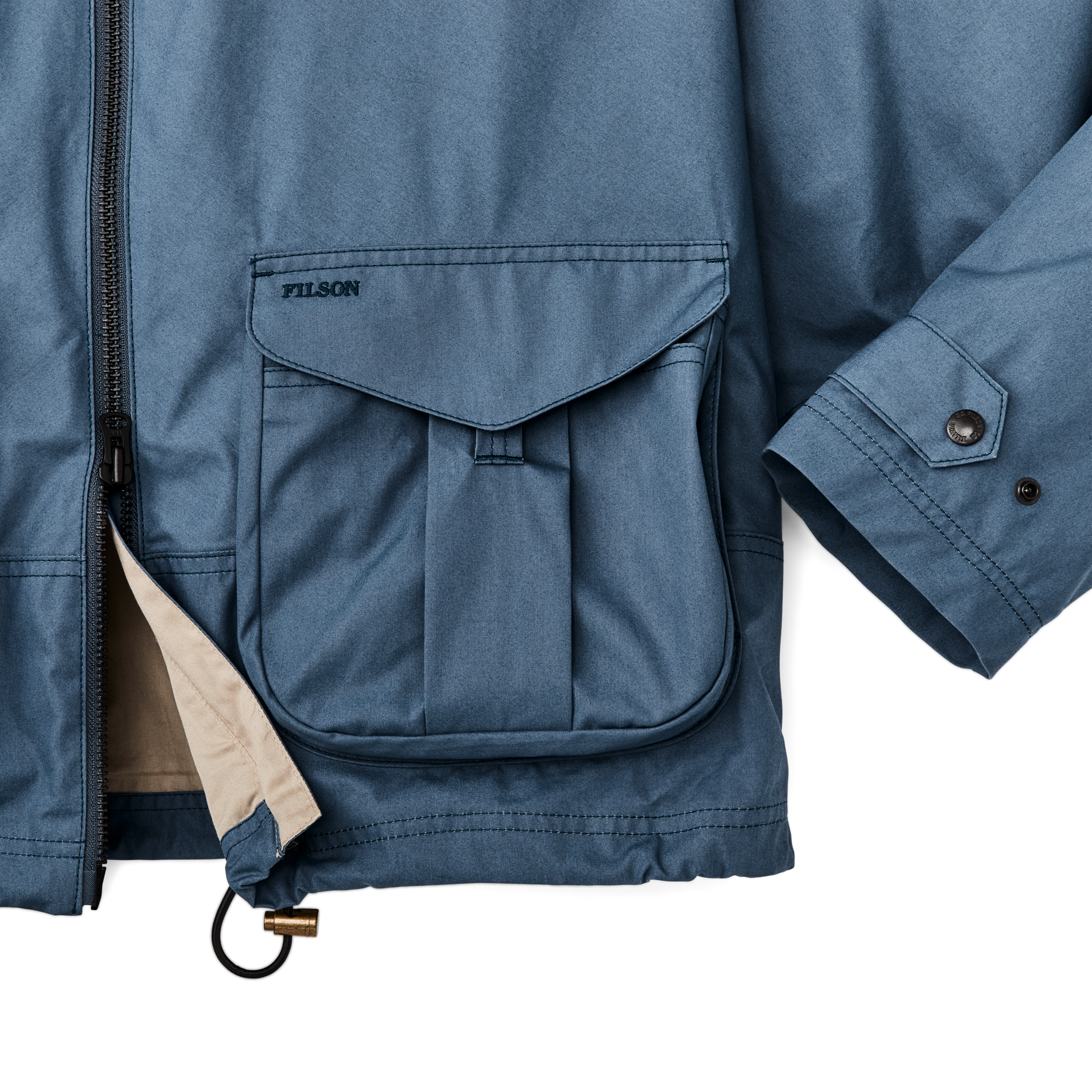 Women's Aviator Cloth Short Work Jacket - Flag Blue
