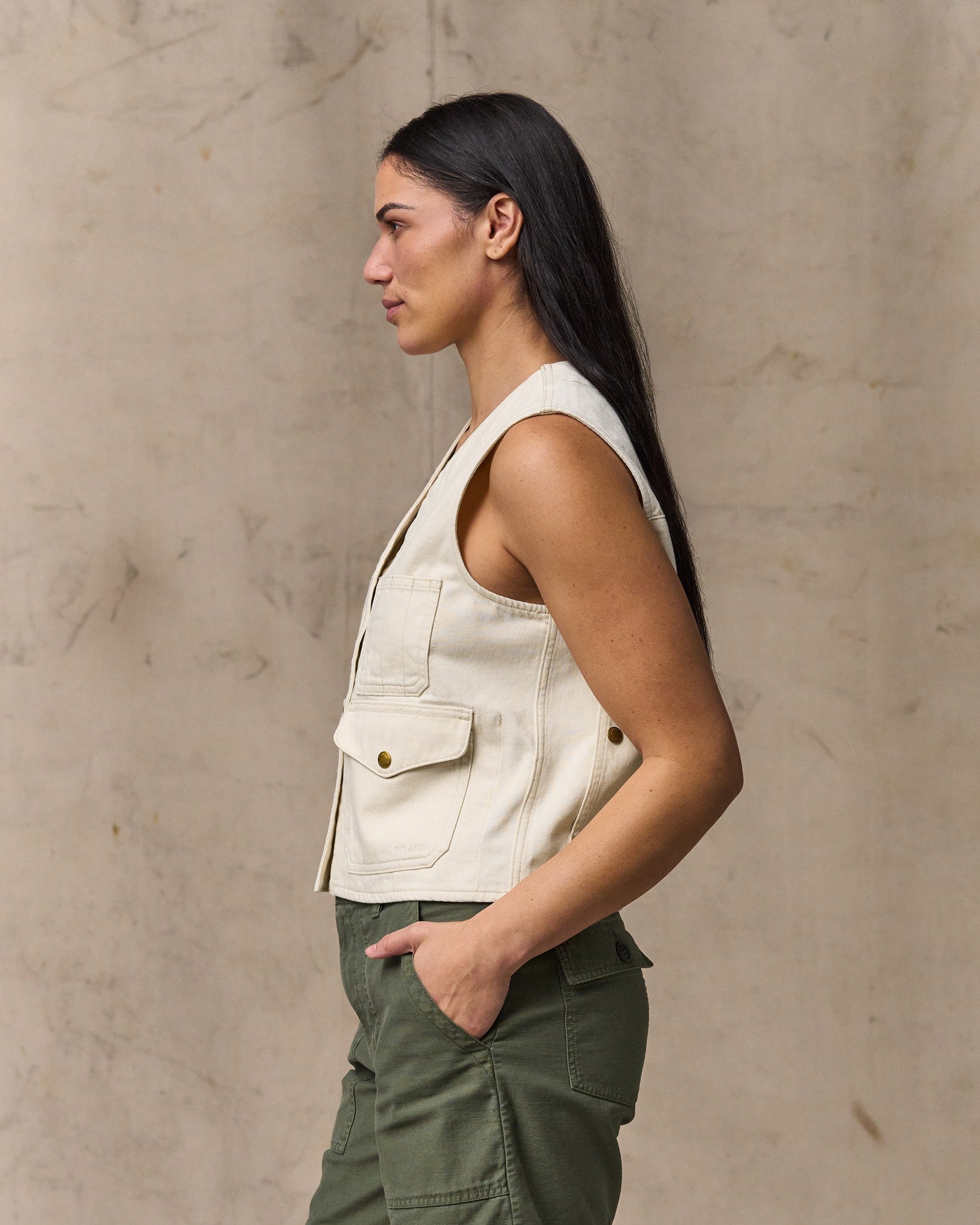Women's Archive Cruiser Vest - Natural Seed