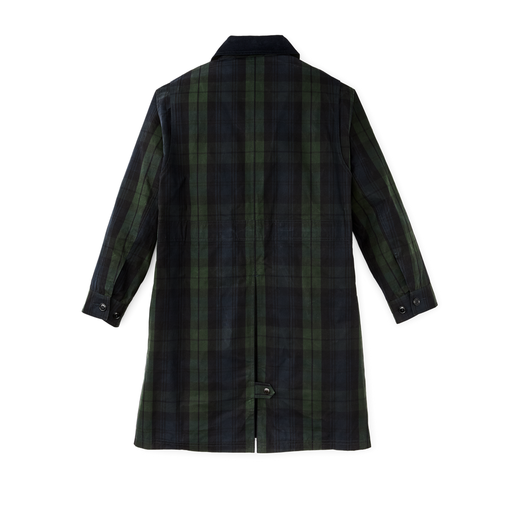 Women's Dry Waxed Long Cruiser - Black / Green Plaid