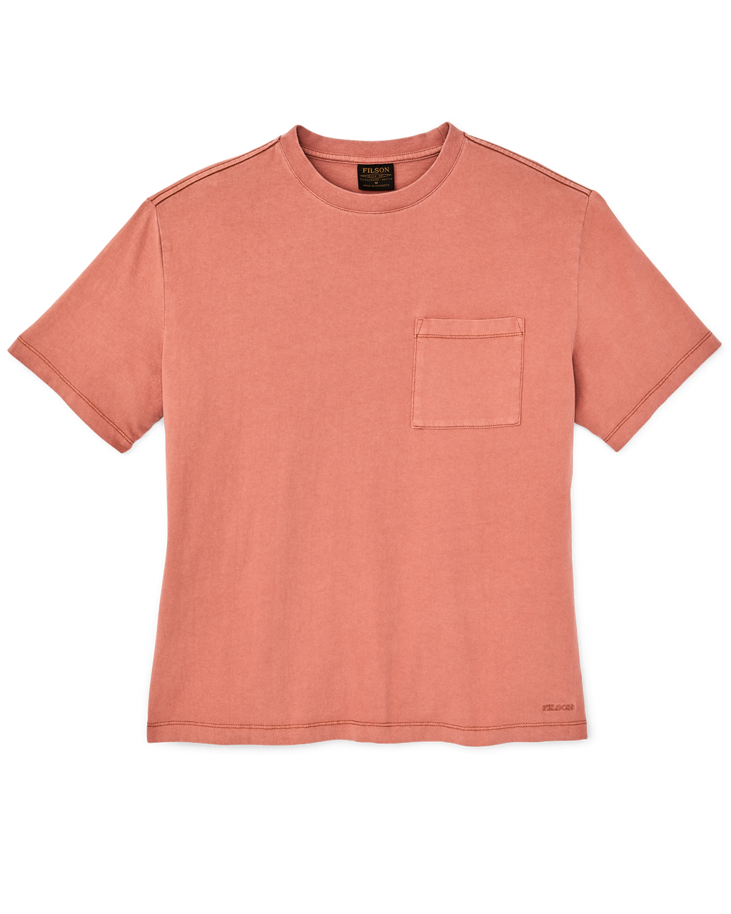 Women's Short Sleeve Pocket Tee - Copper Brown