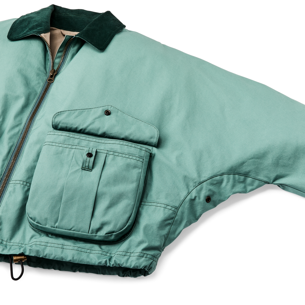 Women's Aviator Cloth Short Work Jacket - Deep Sea