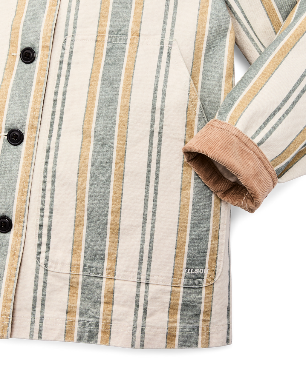 Women's Canvas Barn Coat - Natural / Yellow