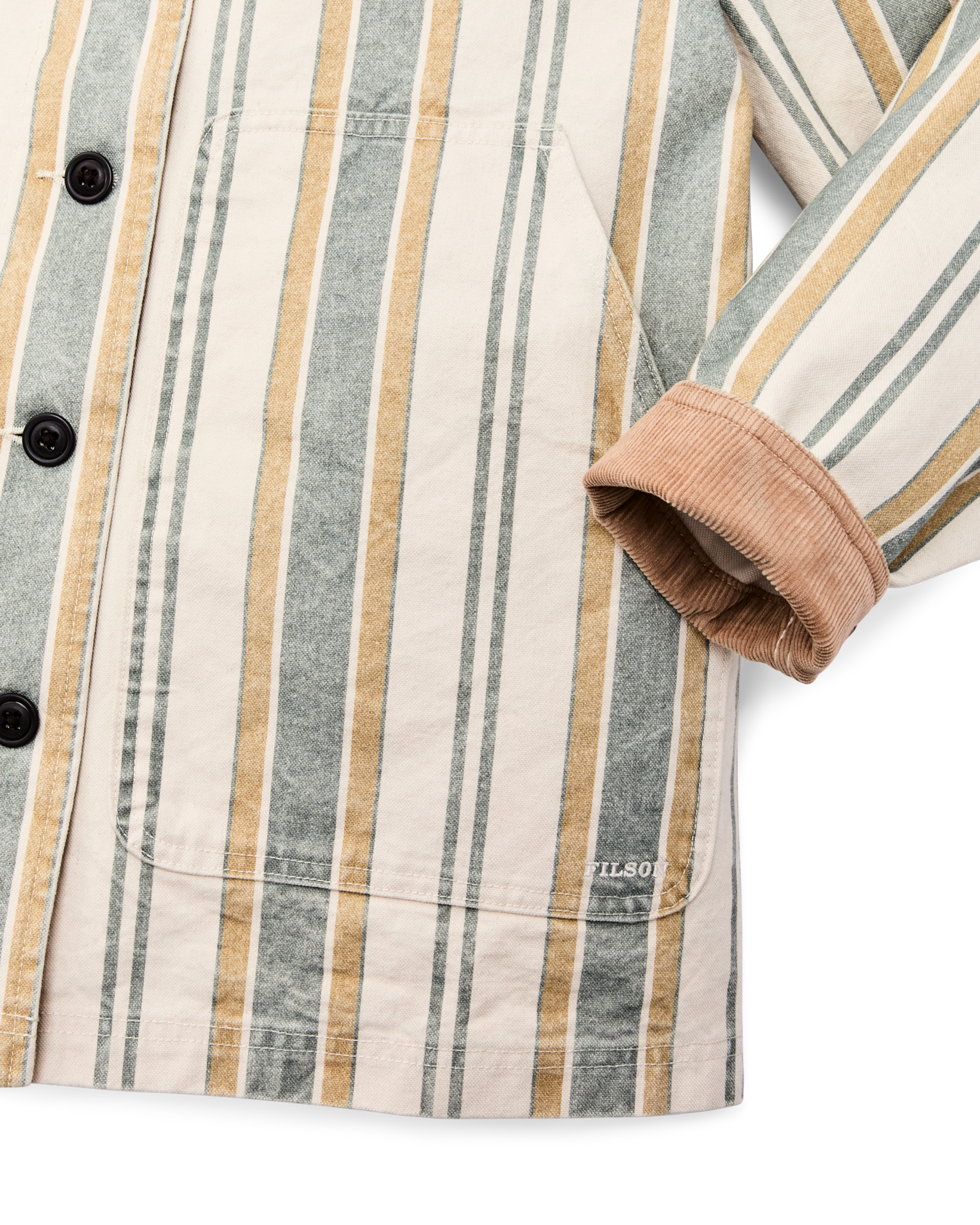 Women's Canvas Barn Coat - Natural / Yellow