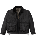Women's Shelter Cloth Short Work Jacket - Black