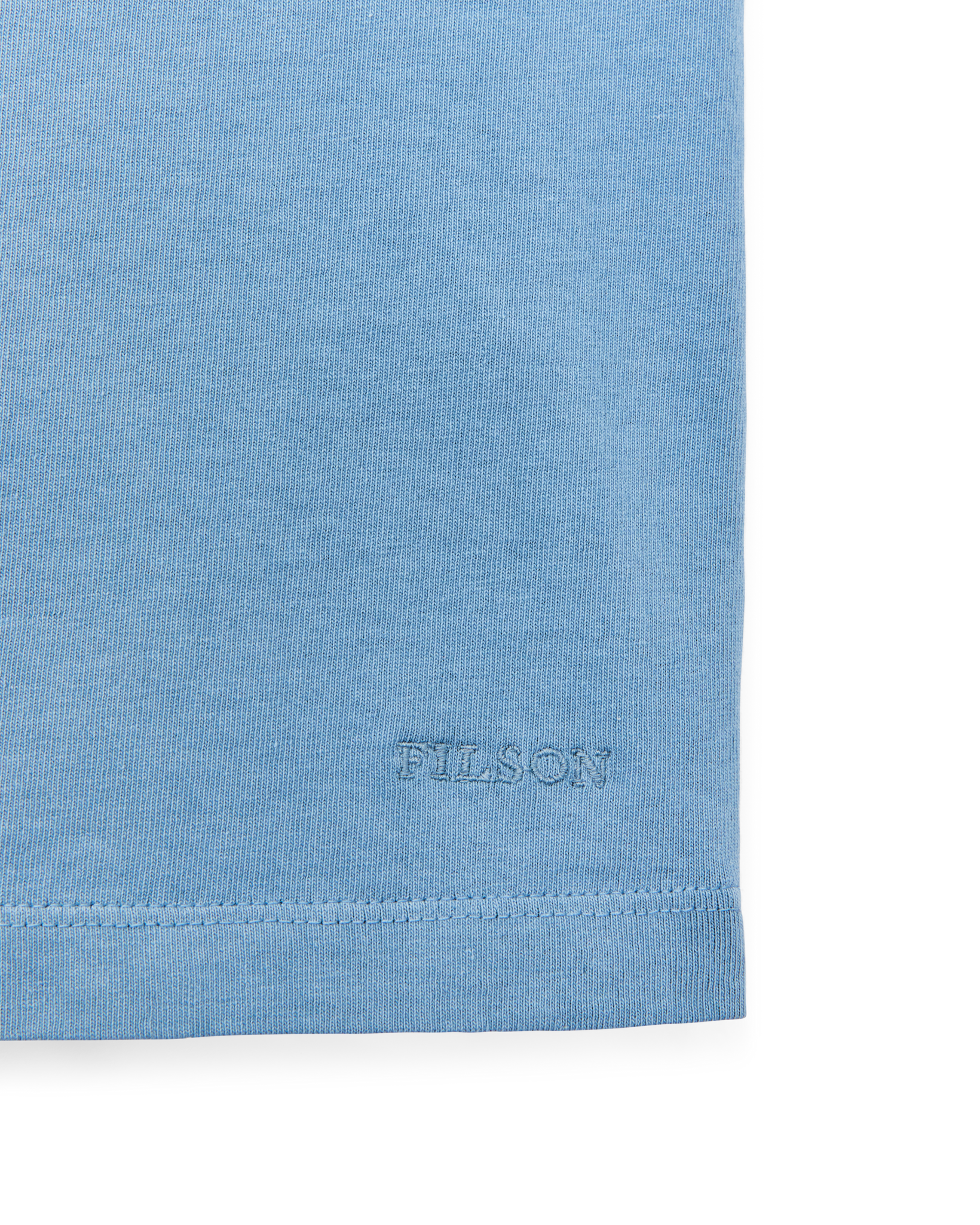 Women's Short Sleeve Pocket Tee - Light Blue
