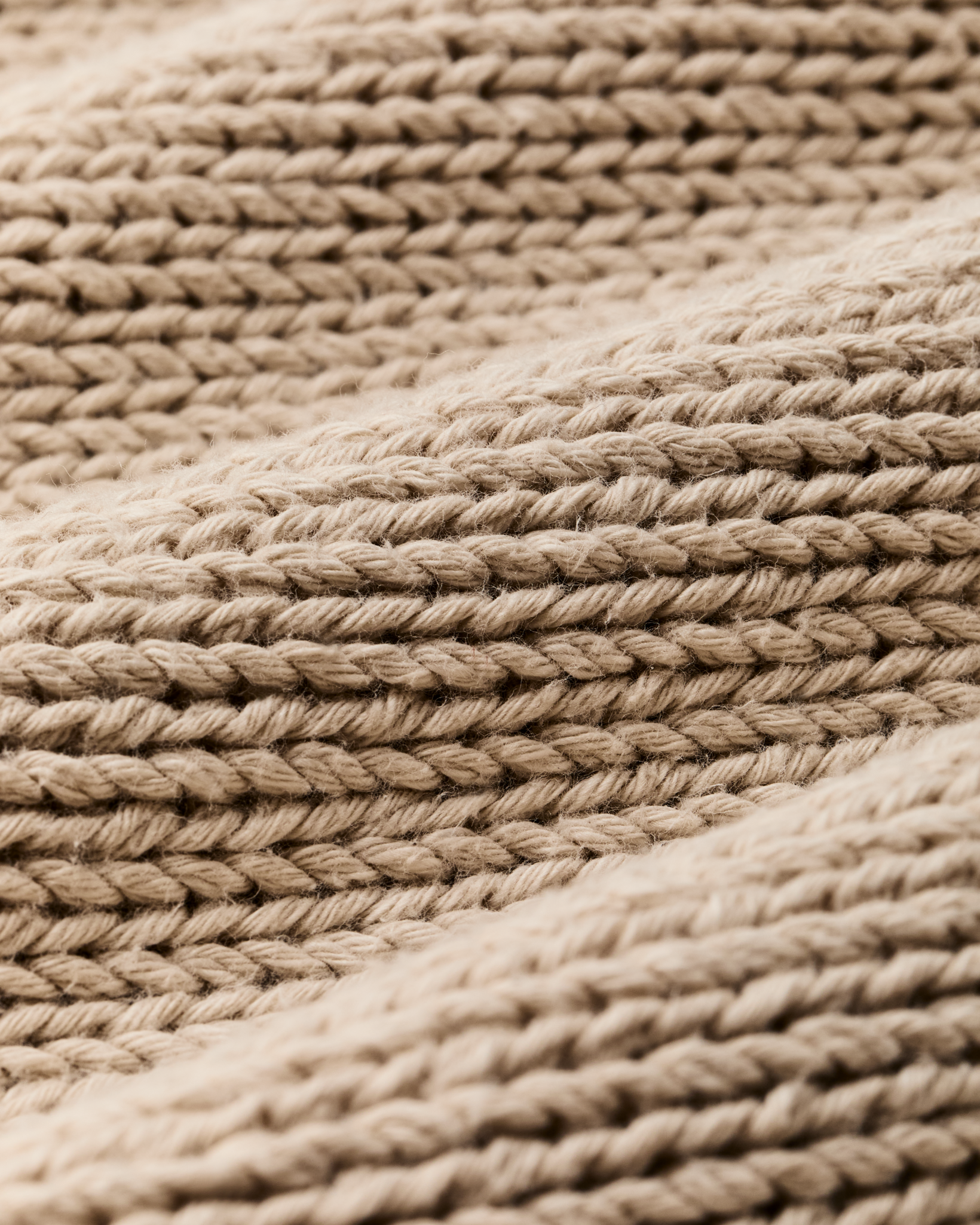 Women's Cotton Crewneck Sweater - Natural