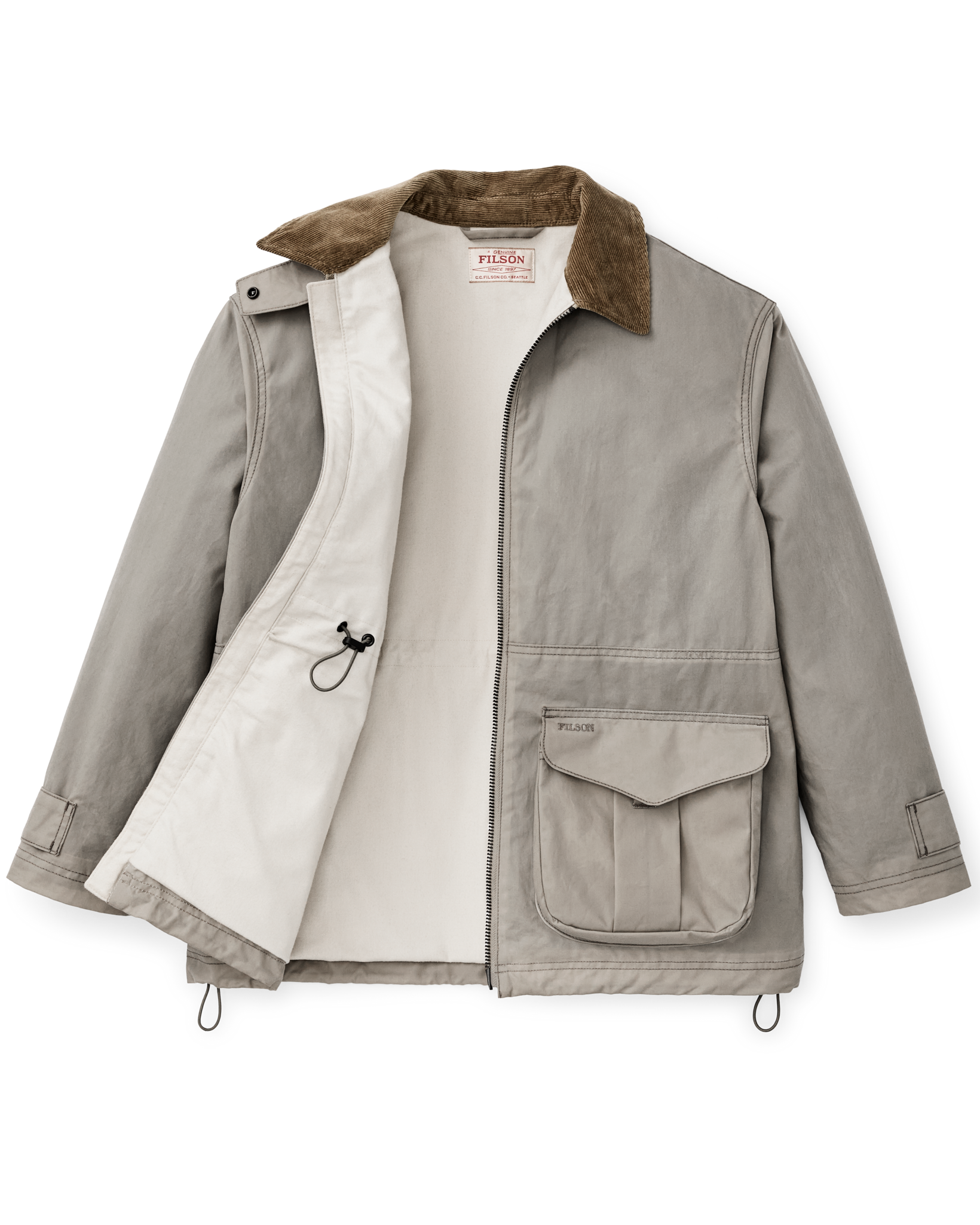 Women's Cover Cloth Raincoat - Twine