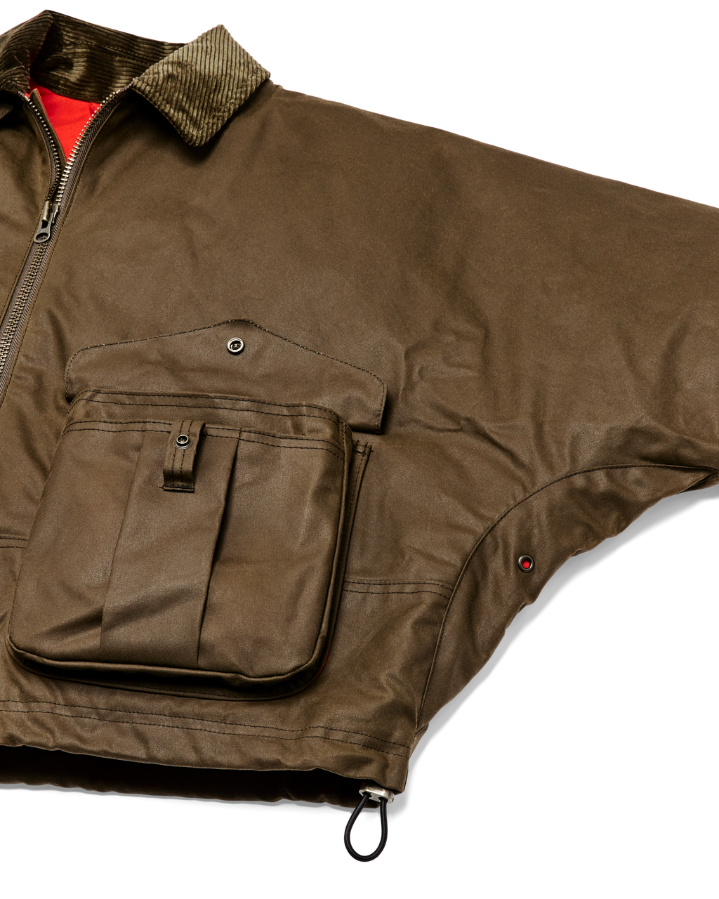 Women's Shelter Cloth Short Work Jacket - Dark Tan