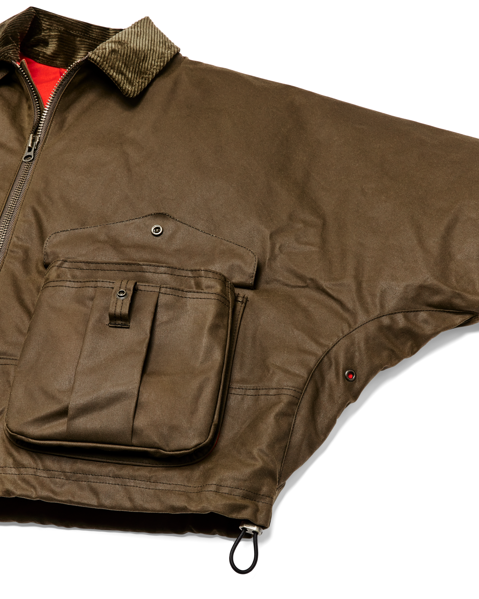 Women's Shelter Cloth Short Work Jacket - Dark Tan
