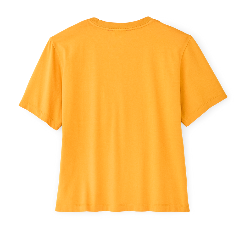 Women's Short Sleeve Pocket Tee - Golden Yellow