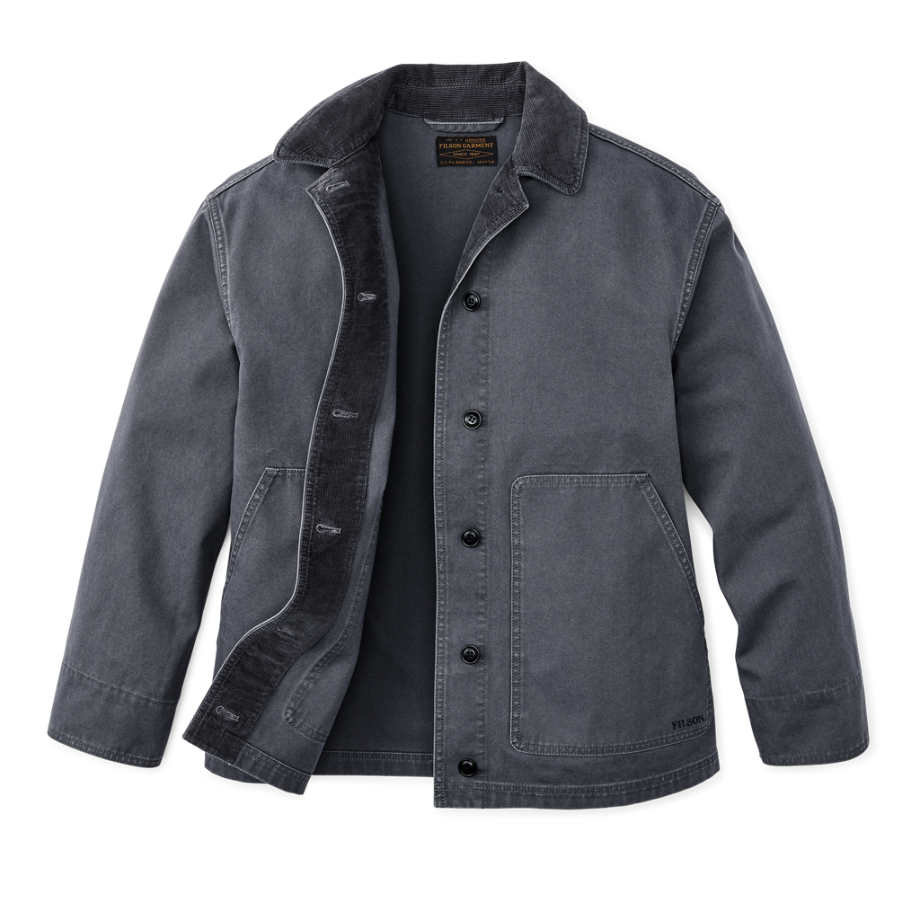 Women's Canvas Barn Coat - Storm Blue