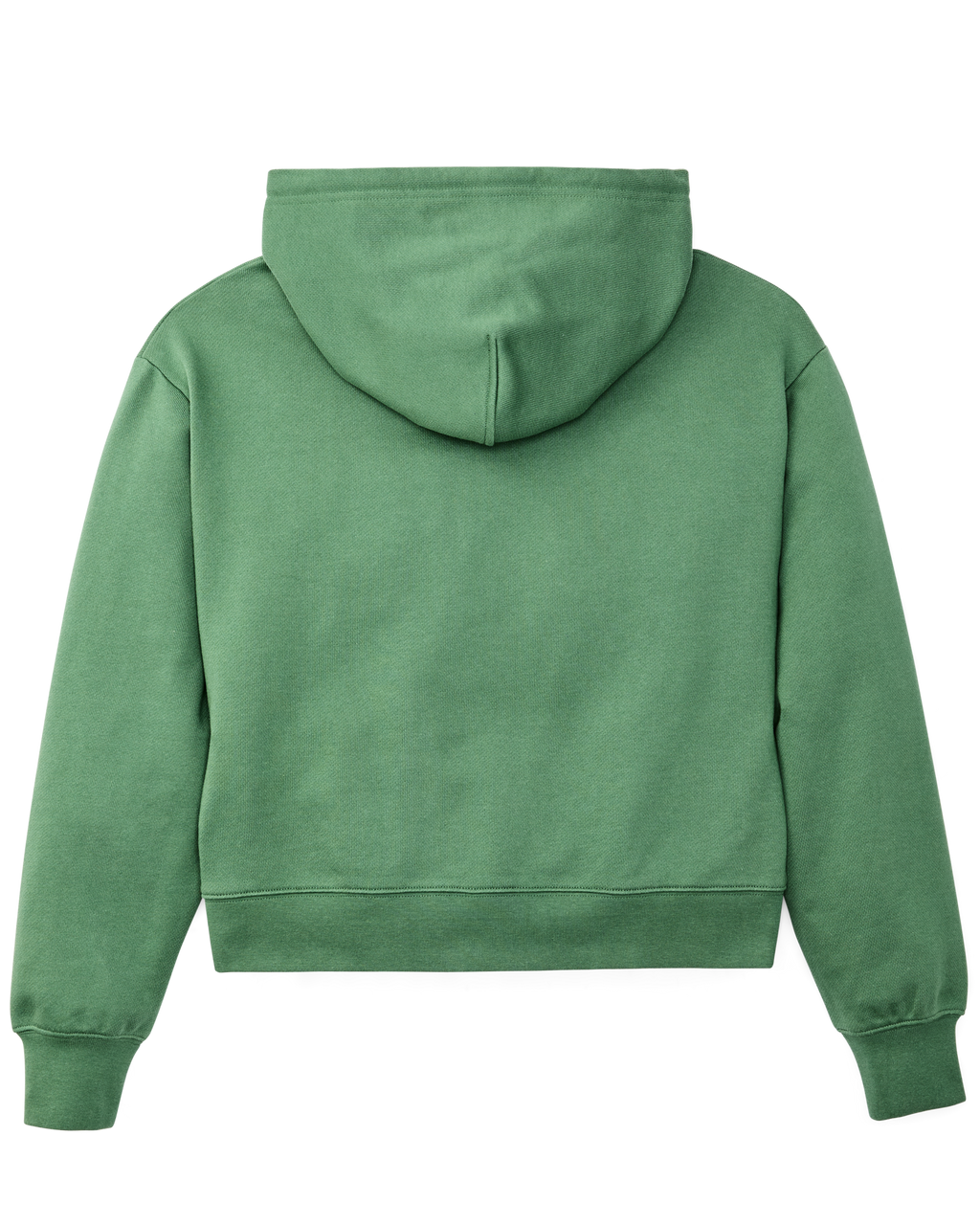 Women's French Terry Half-zip Hoodie - Light Forest