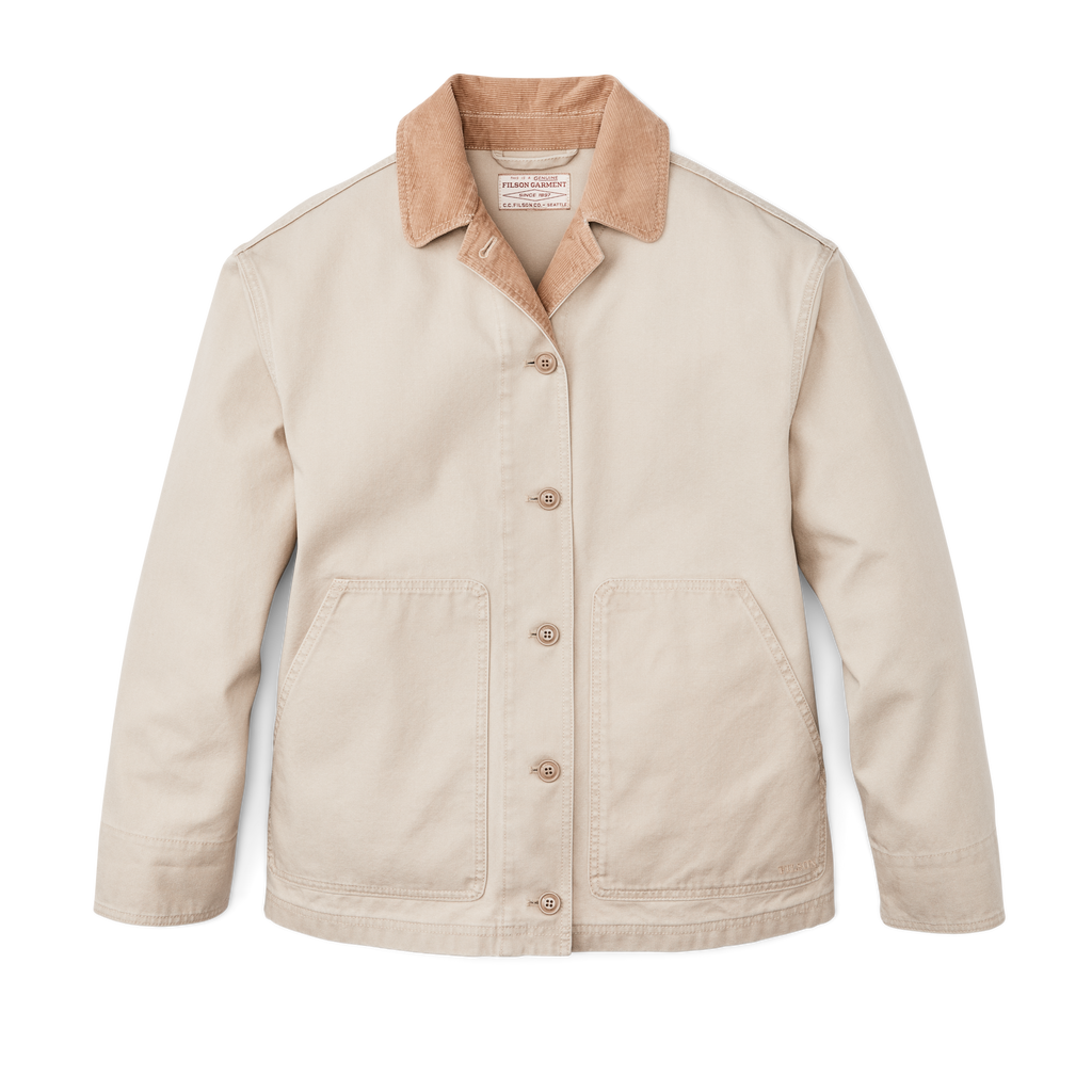 Women's Canvas Barn Coat - Feather Gray