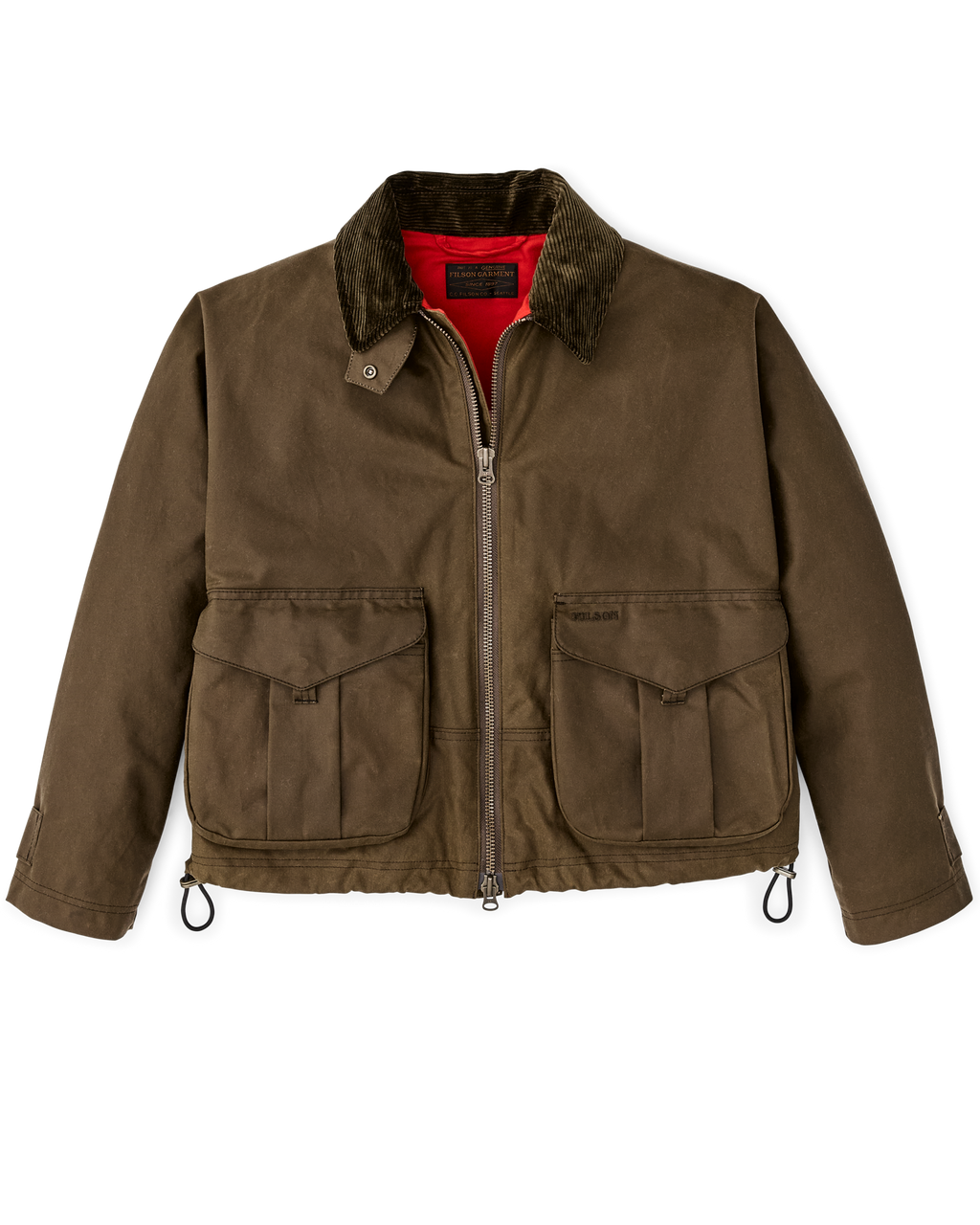 Women's Shelter Cloth Short Work Jacket - Dark Tan
