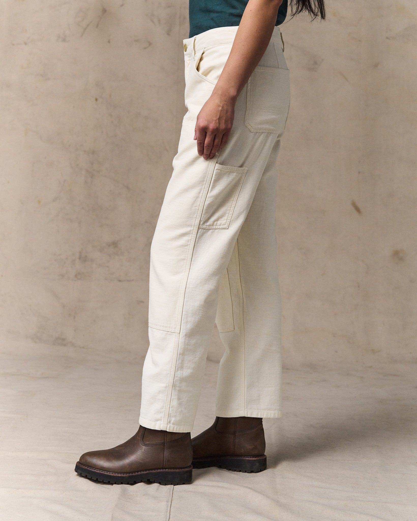 Women's Field Double-Front Pants - Natural Seed