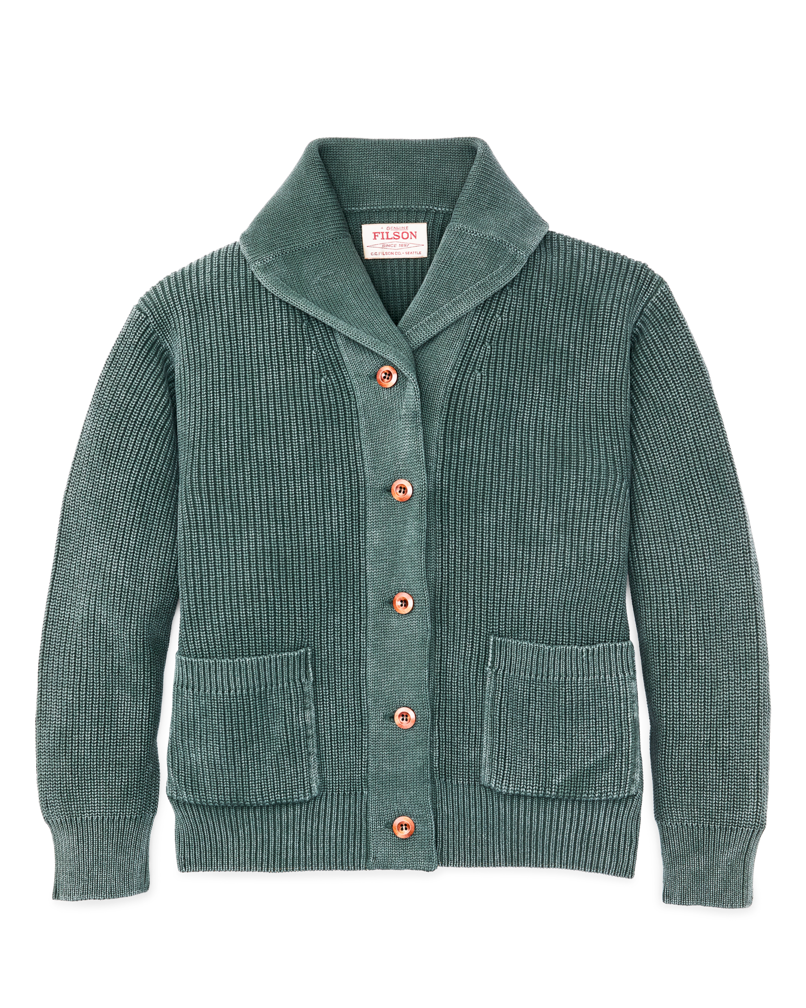 Women's Cotton Shawl Neck Cardigan - Juniper