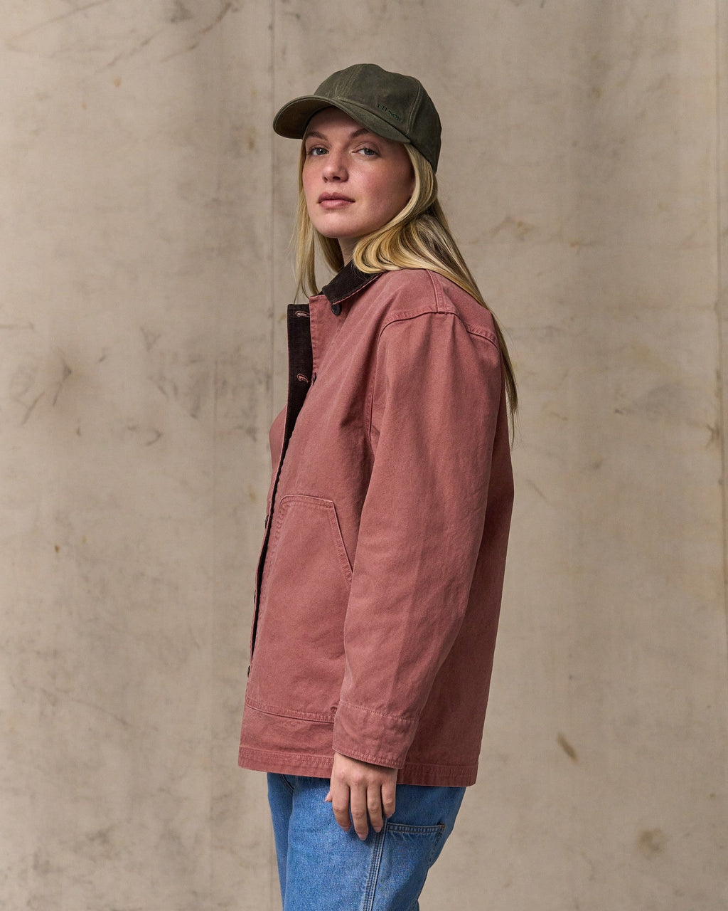 Women's Canvas Barn Coat - Mahogany