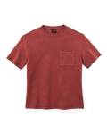 Women's Short Sleeve Pocket Tee - Fired Brick