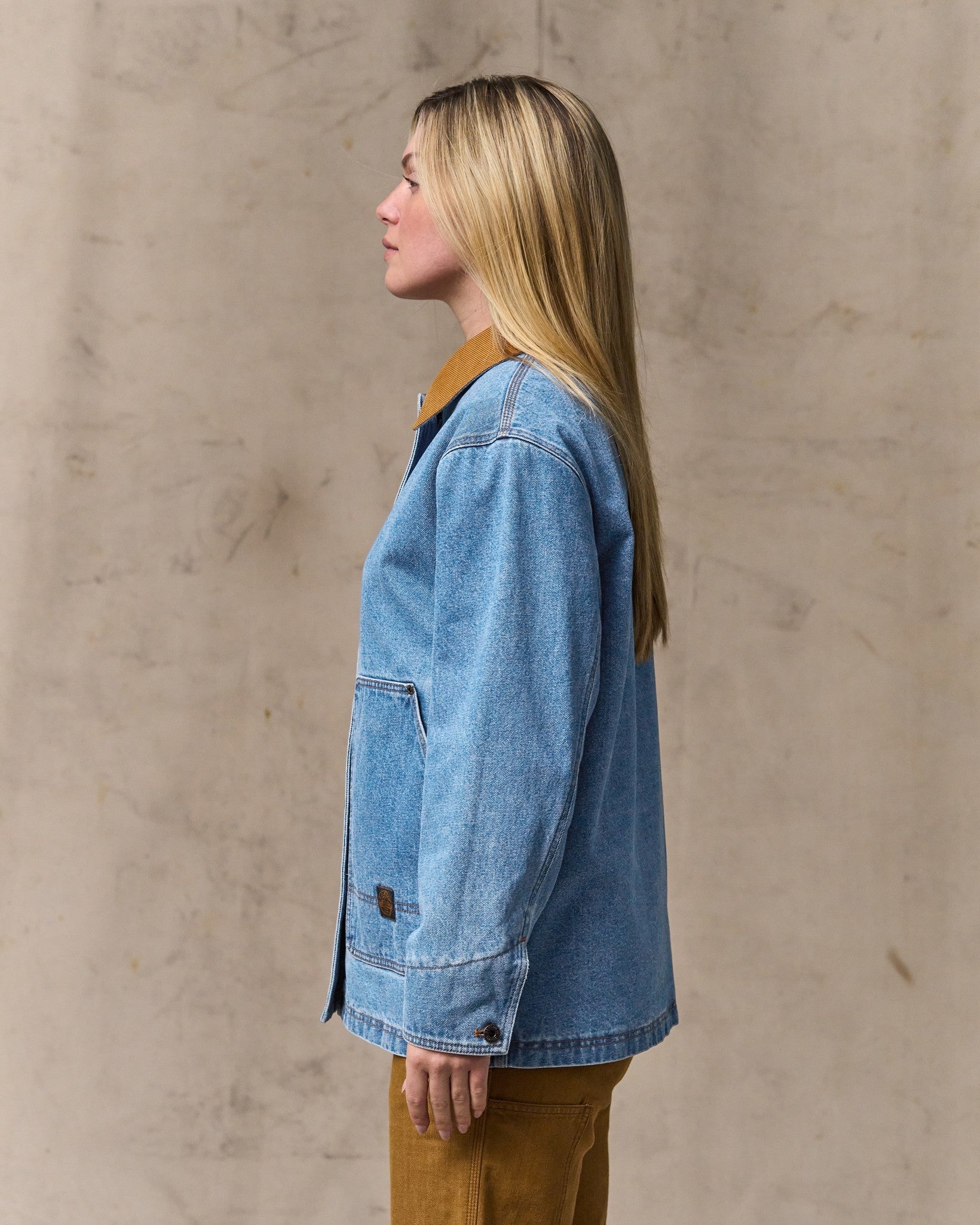 Women's 11-oz. Denim Barn Coat - Light Indigo