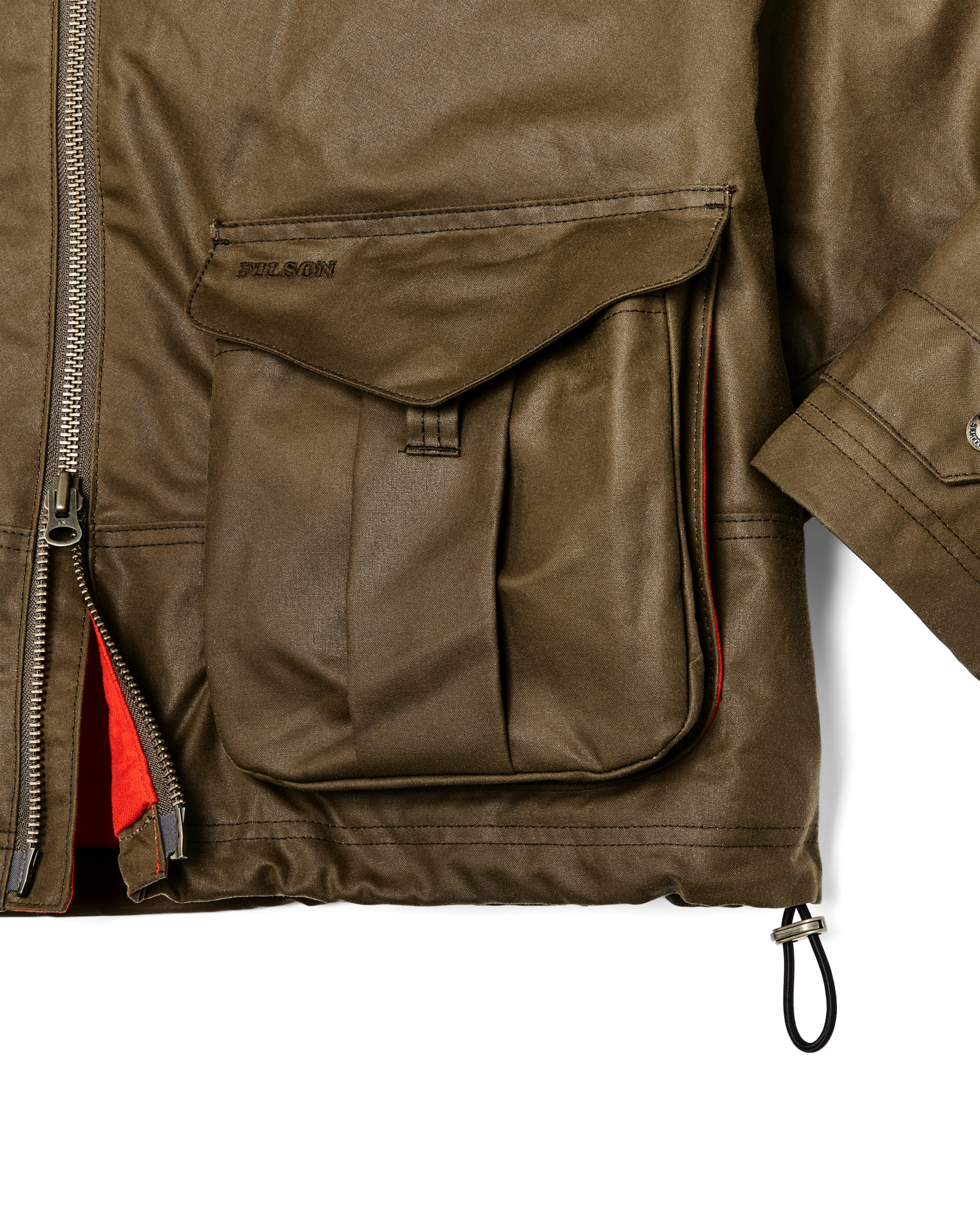 Women's Shelter Cloth Short Work Jacket - Dark Tan