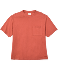 Women's Short Sleeve Pocket Tee - Cedar Red