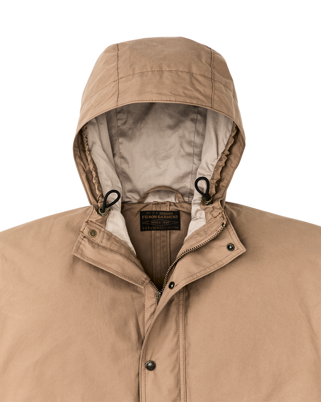 Women's Aviator Cloth Long Raincoat - Dark Tan
