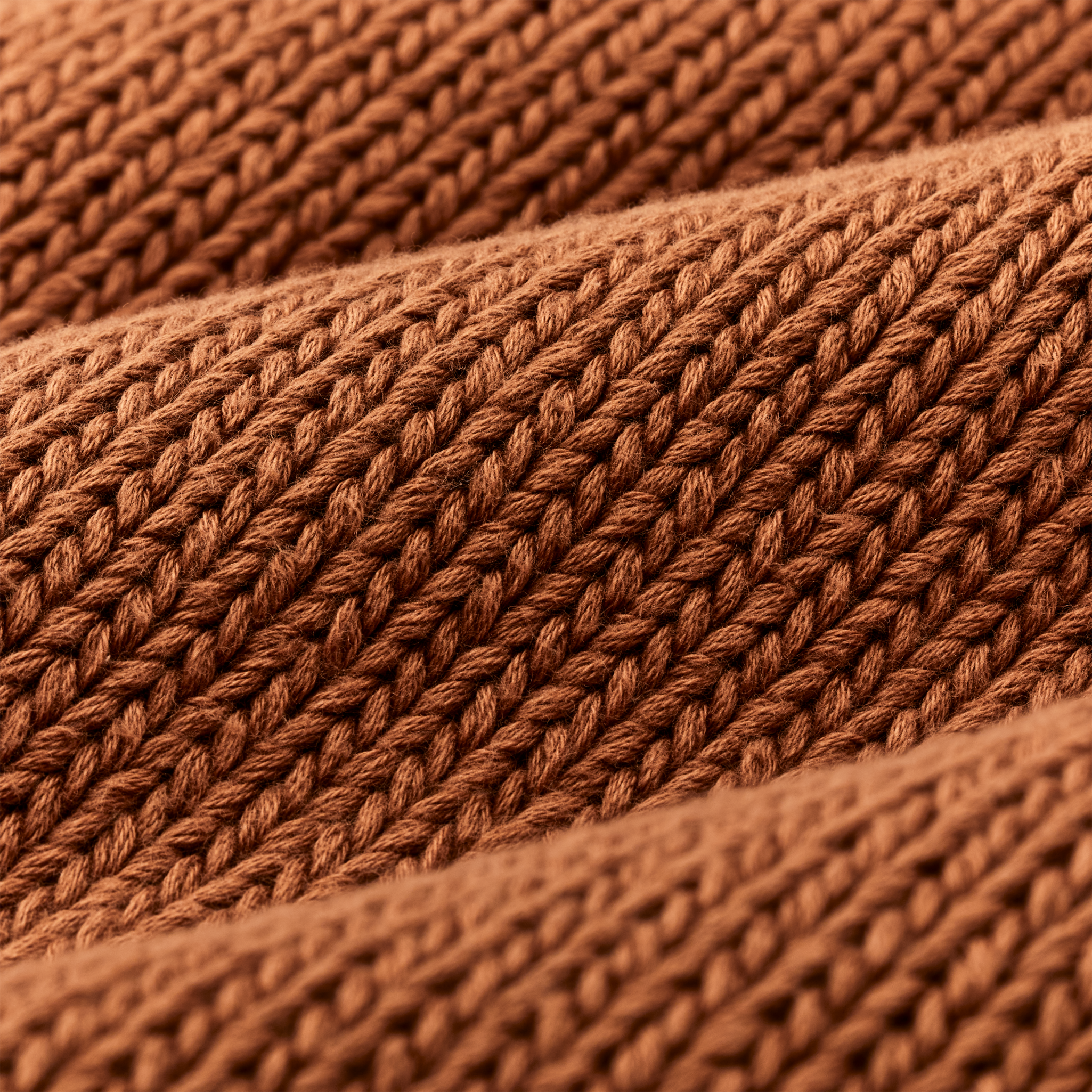 Women's Rustic Cotton Cardigan - Chestnut