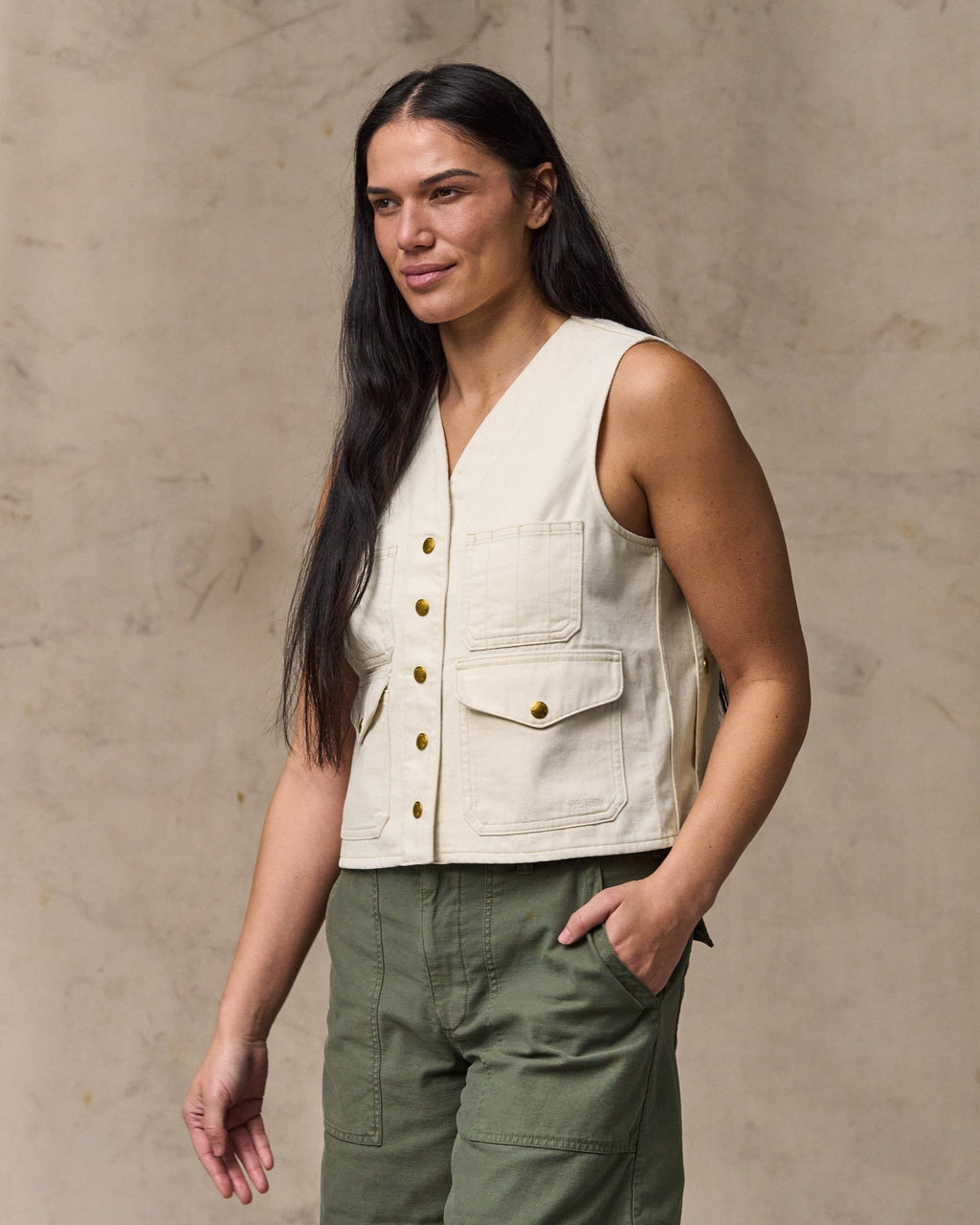 Women's Archive Cruiser Vest - Natural Seed