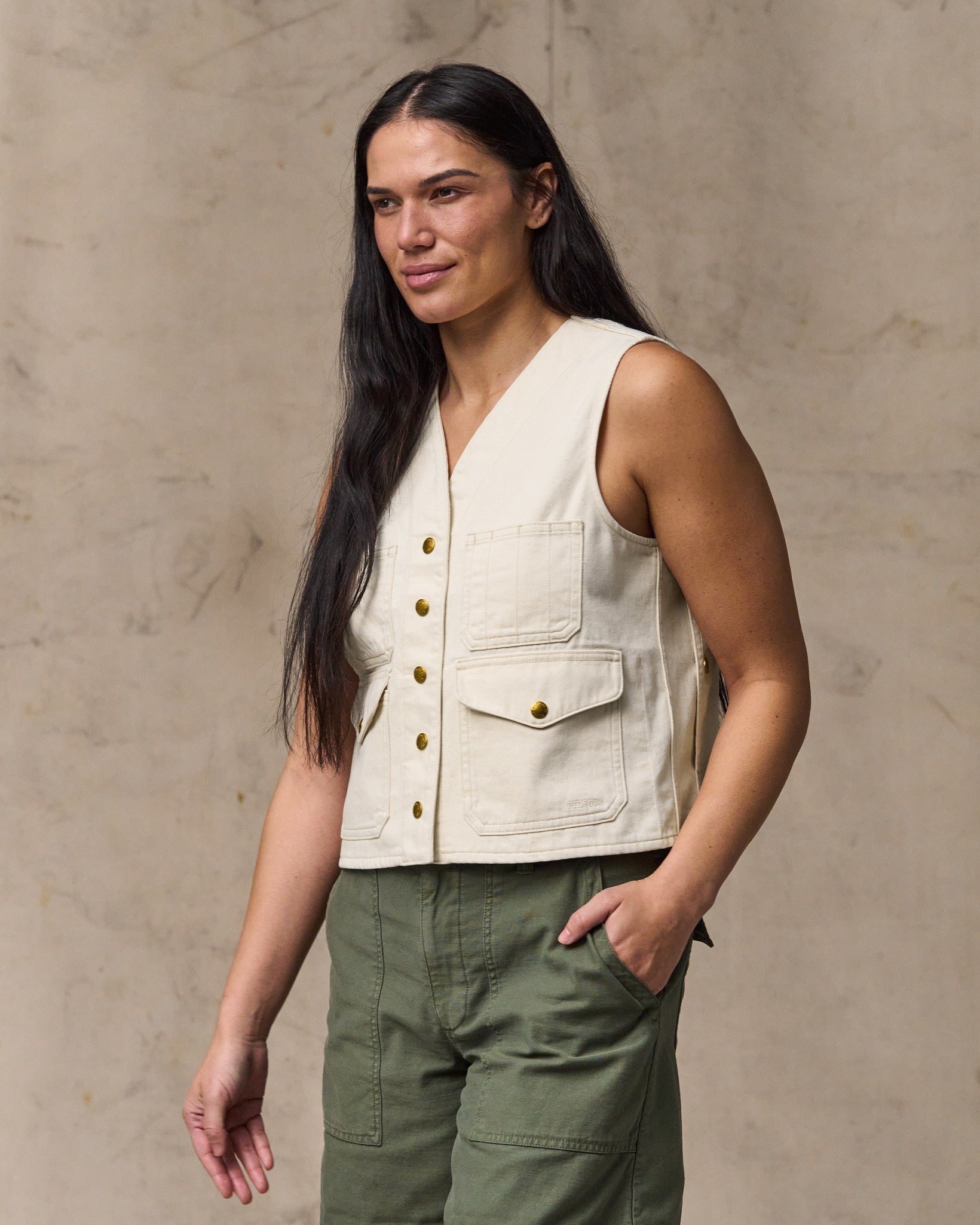 Women's Archive Cruiser Vest - Natural Seed