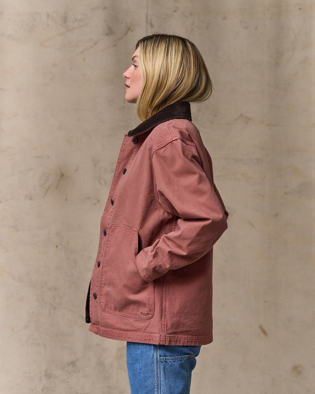 Women's Canvas Barn Coat - Mahogany