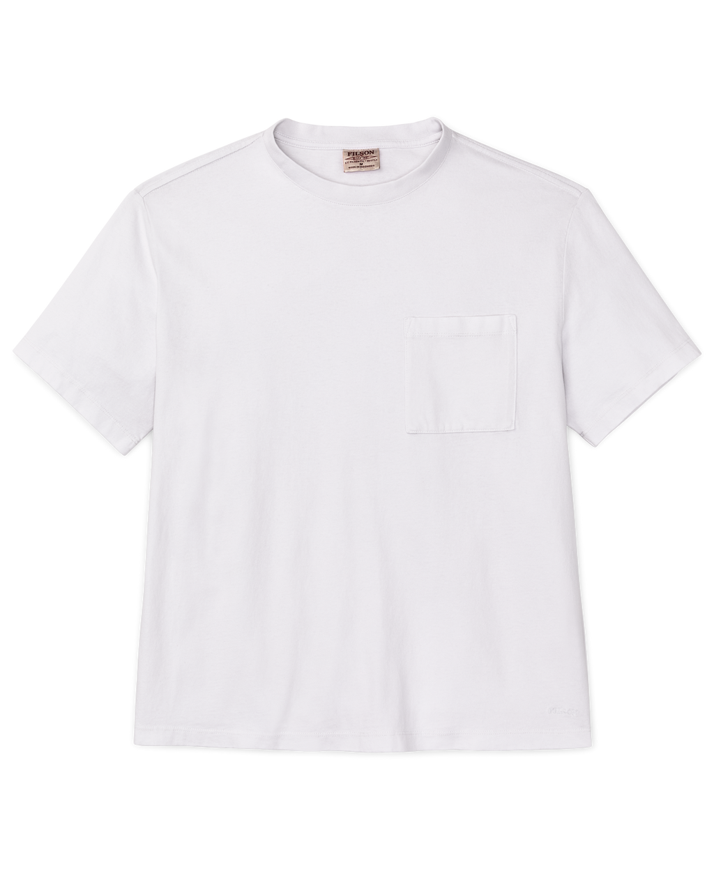 Women's Short Sleeve Pocket Tee - Bright White