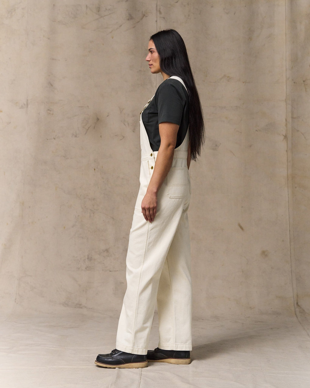 Women's Denim Overalls - Natural Seed