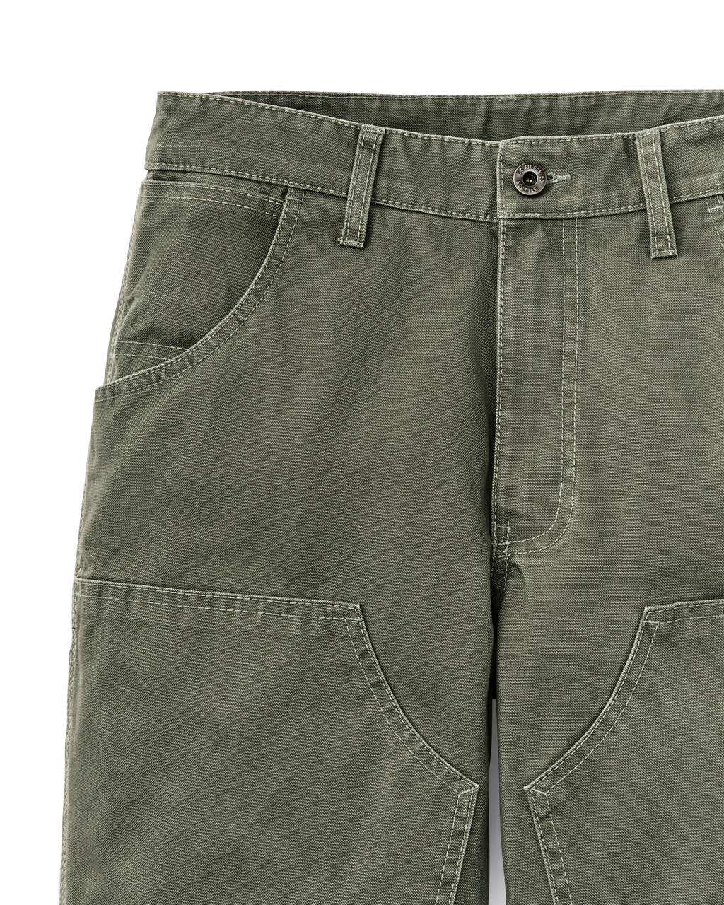 Women's Canvas Work Pants - Dark Olive