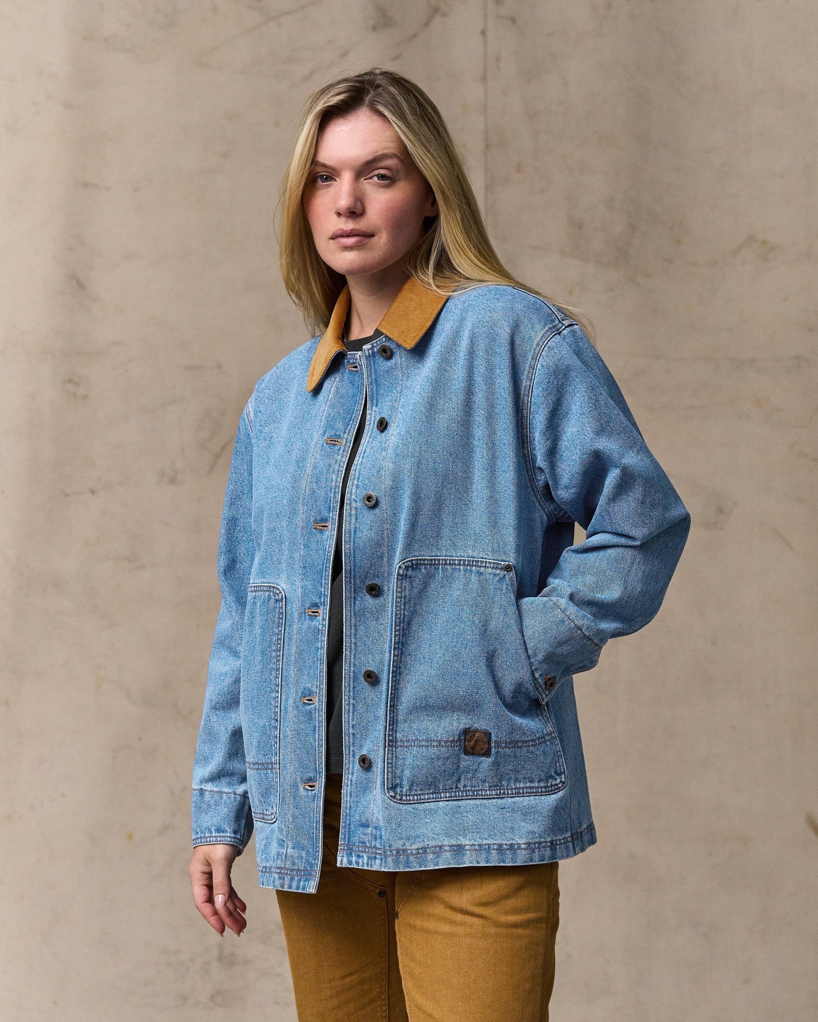 Women's 11-oz. Denim Barn Coat - Light Indigo