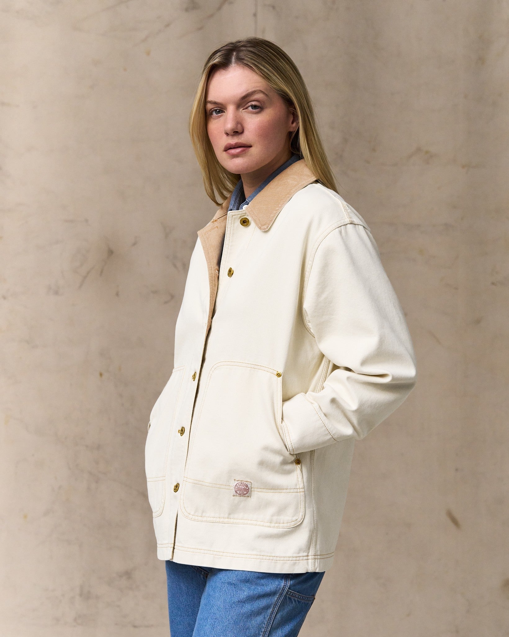 Women's 11-oz. Denim Barn Coat - Natural Seed