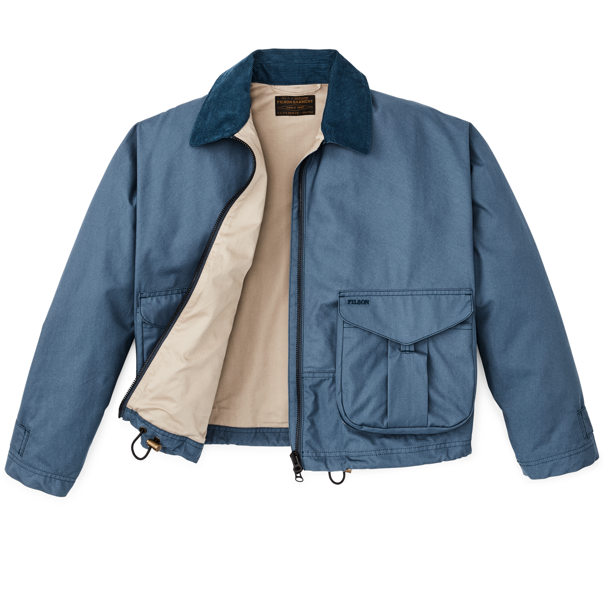 Women's Aviator Cloth Short Work Jacket - Flag Blue