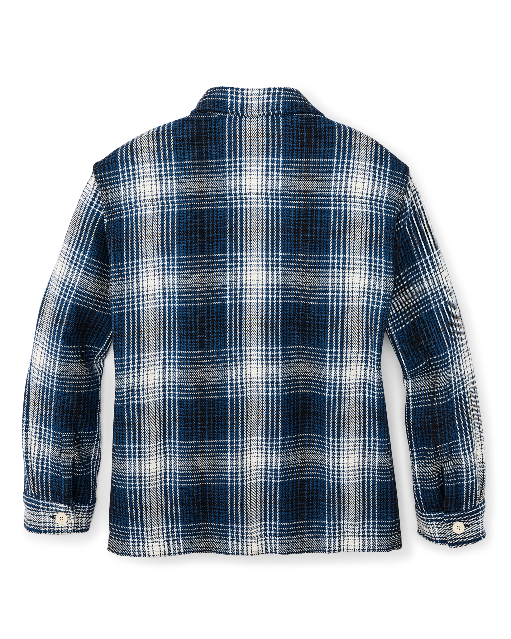 Women's Deer Island Jac-shirt - Cobalt / Natural Shadow Plaid