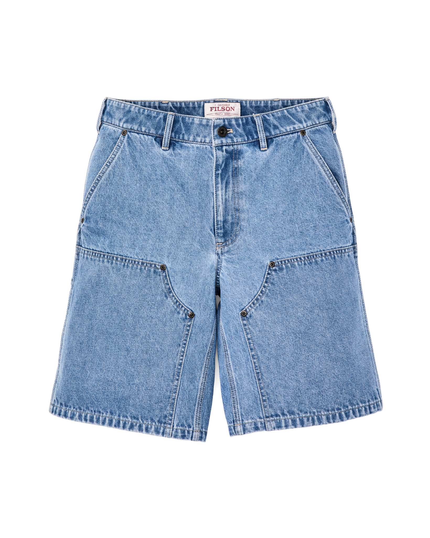 Women's 11-oz. Denim Work Shorts - Medium Indigo