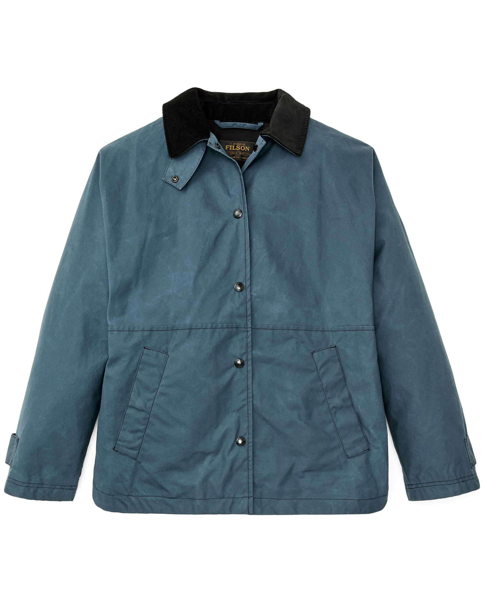Women's Harbor Front Waxed Jacket - Navy