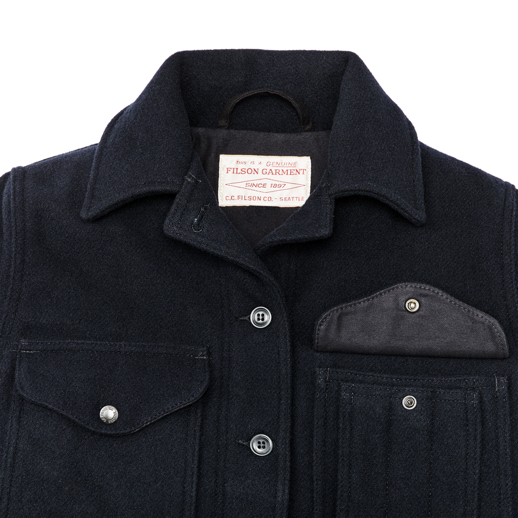 Women's Long Mackinaw Cruiser - Dark Navy