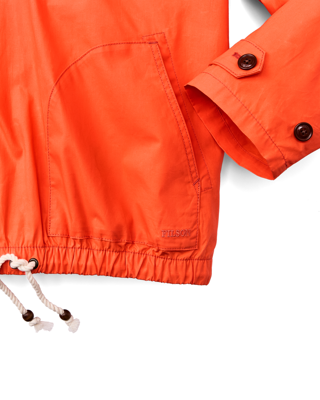 Women's Dry Wax Hooded Popover - Flame