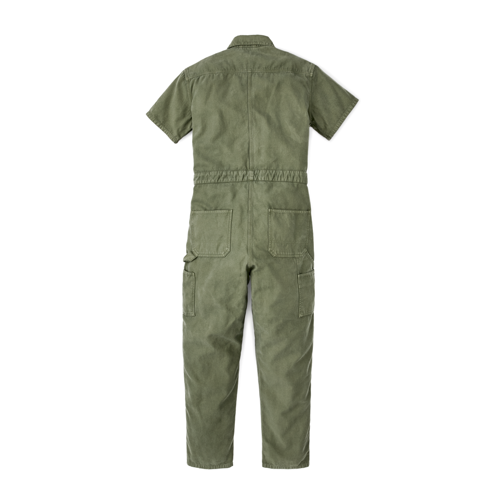 Women's Field Short Sleeve Coverall - Army Green