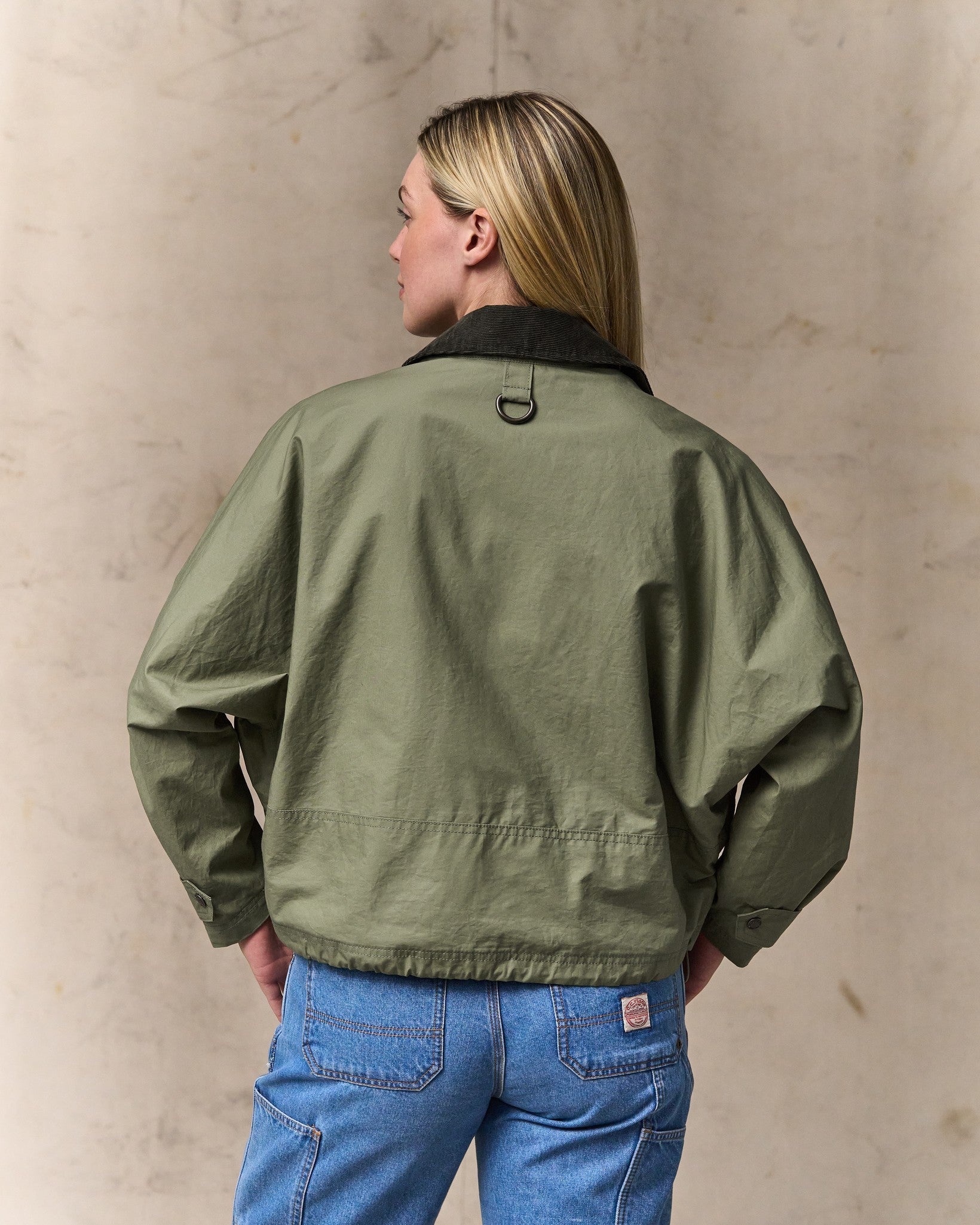 Women's Dry Wax Short Work Jacket - Slate Olive