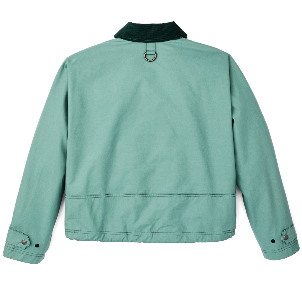 Women's Aviator Cloth Short Work Jacket - Deep Sea