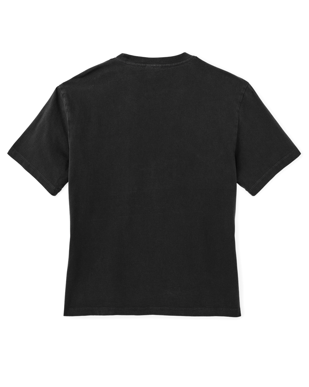 Women's Short Sleeve Pocket Tee - Faded Black
